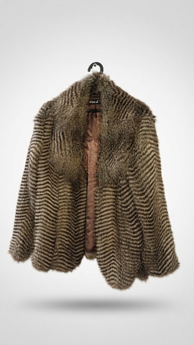 Veste courte en fausse fourrure DOSAGE - Taille 44