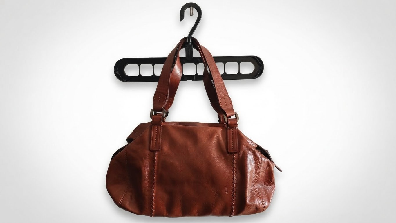 Sac cuir " Francesco Biasia" Bowling / Satchel vintage 