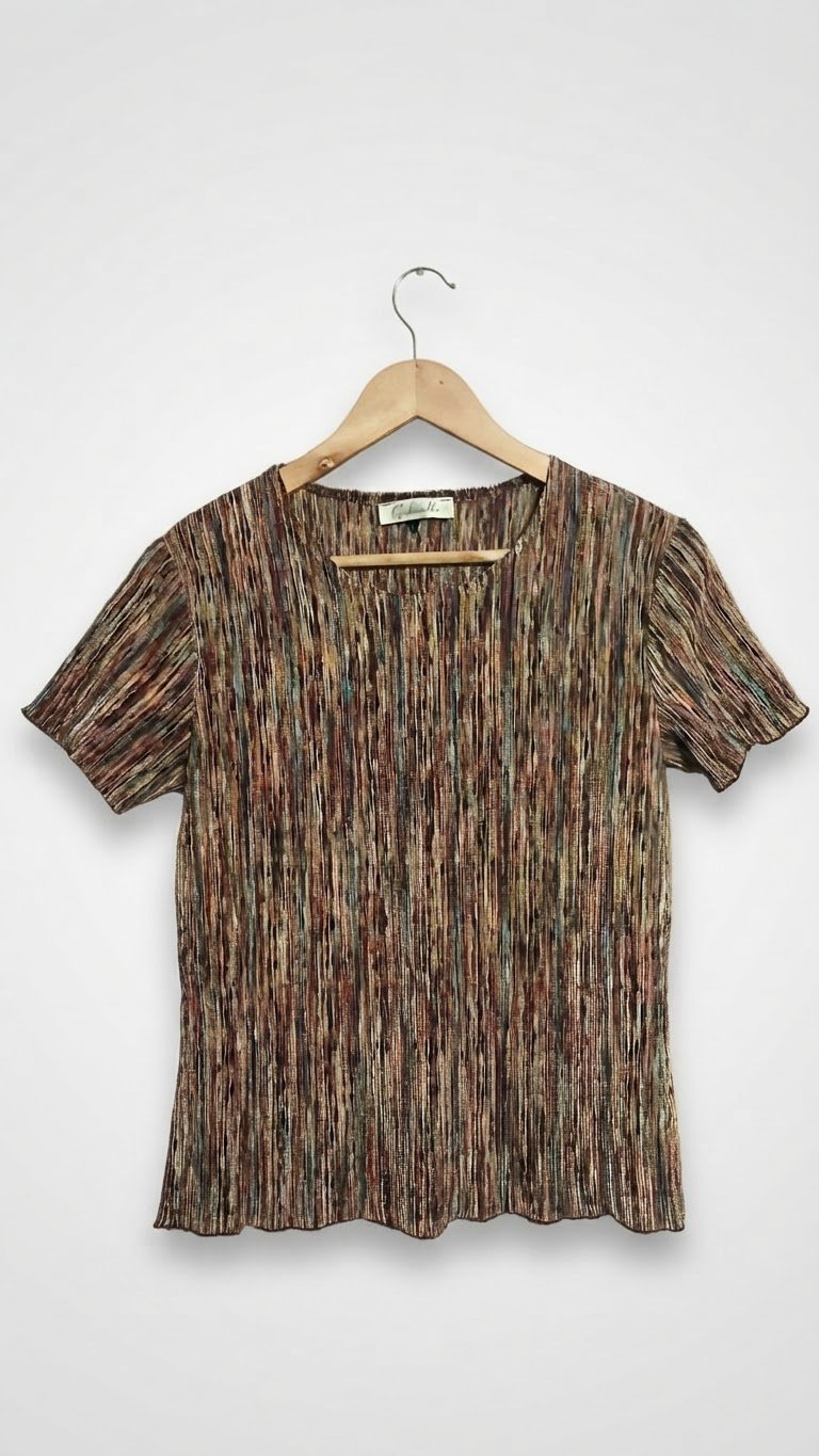 Haut plissé multicolore Gabriella Paris – Taille M