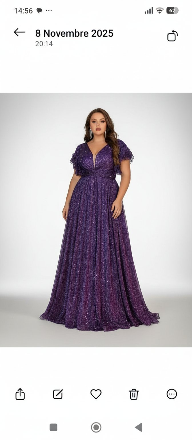 Robe soirée grande taille 