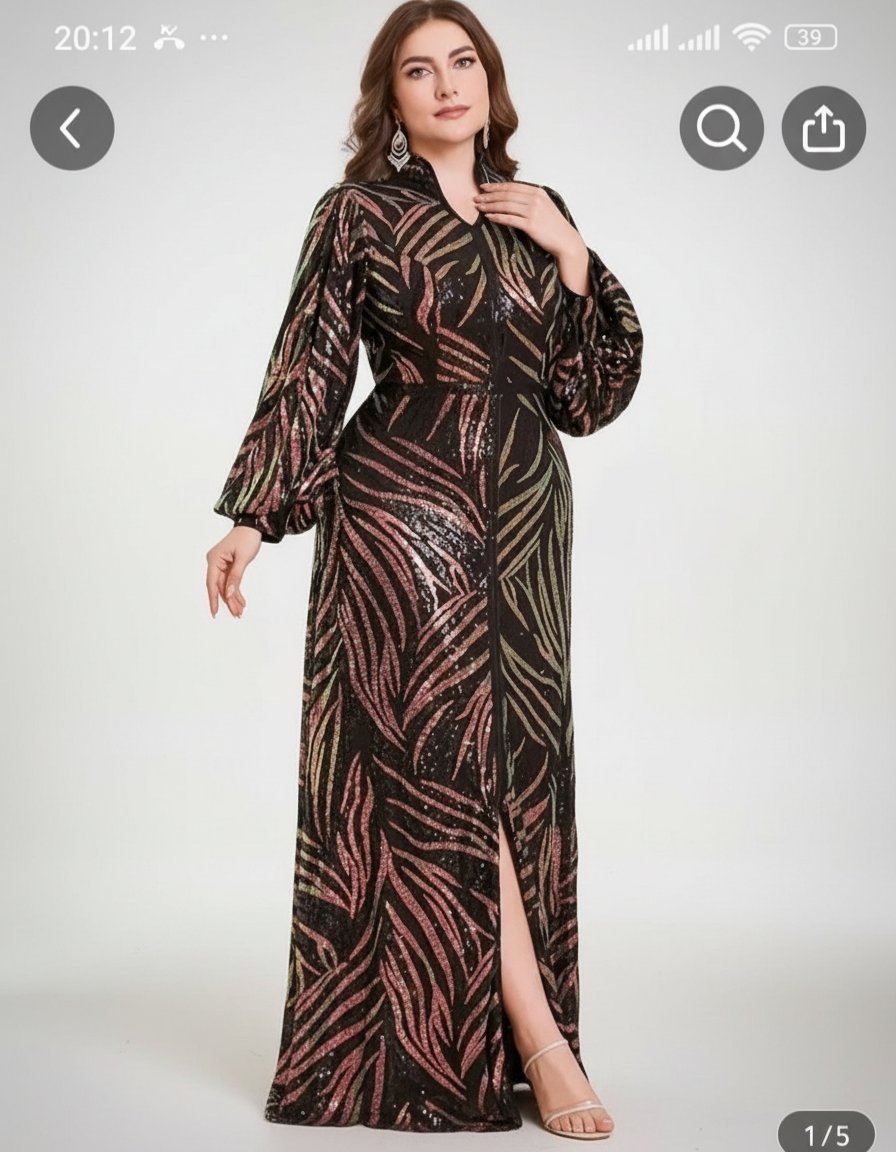 Robe soirée couleur changeante 