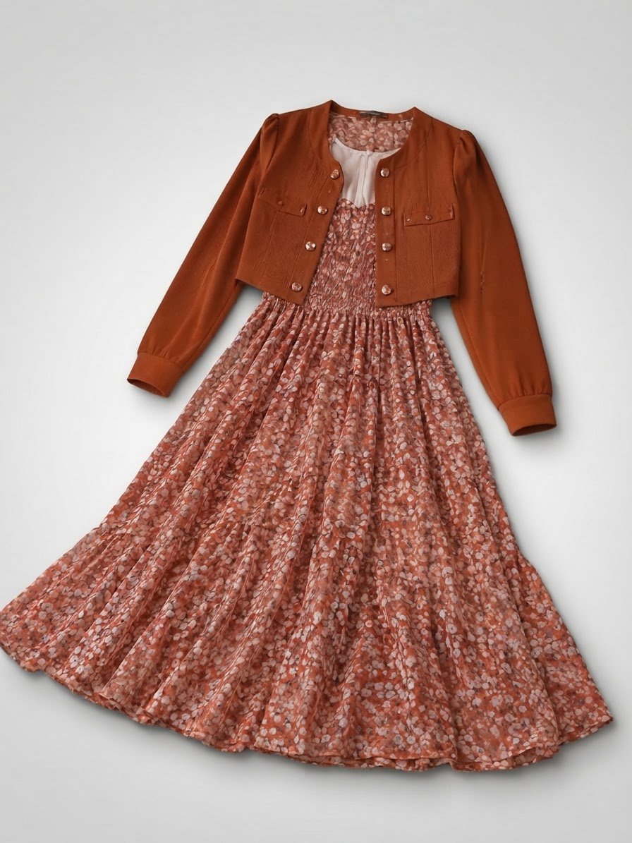 Robe avec polirope 