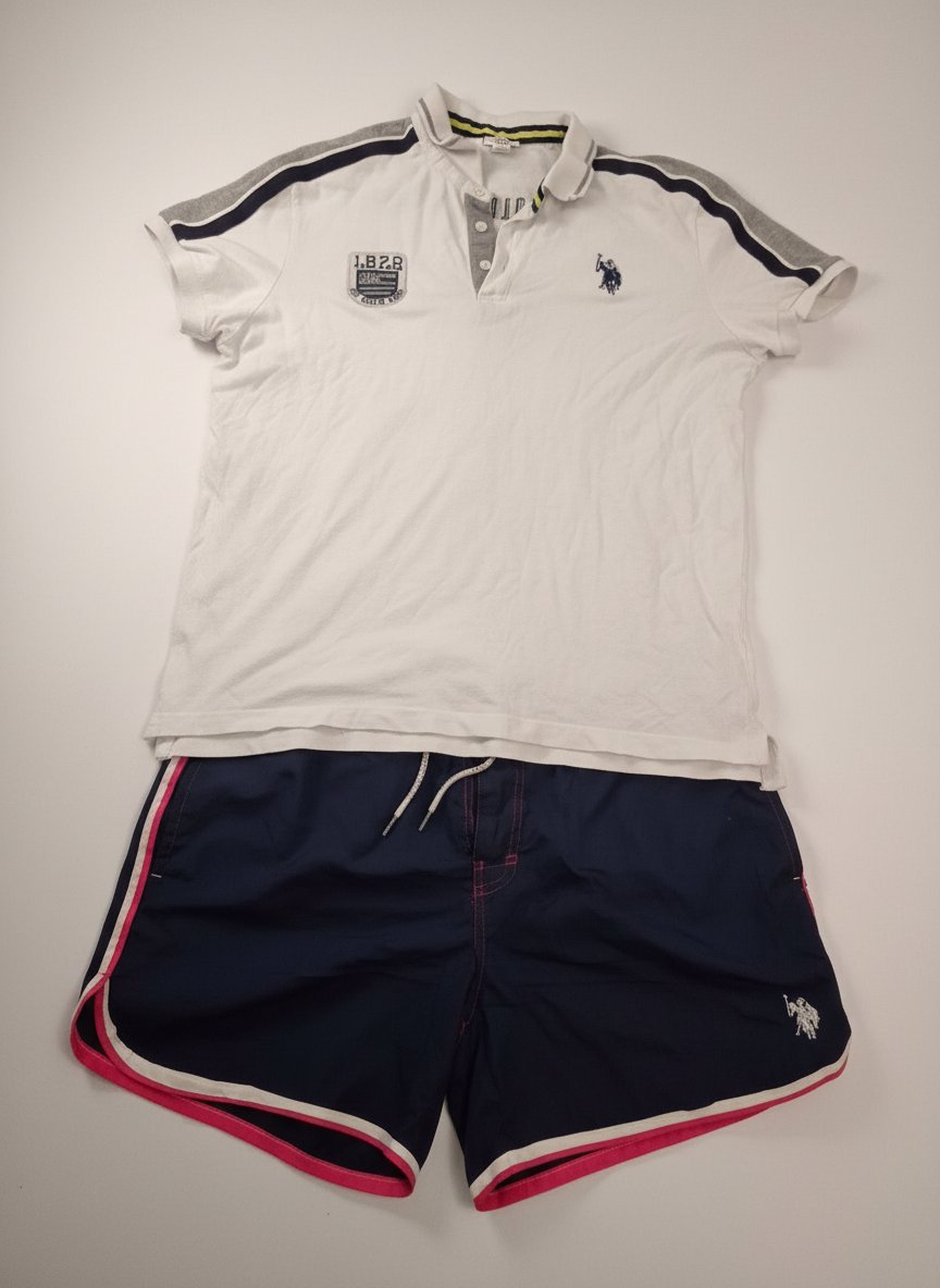 Un lot estivale 🏝 short et polo Us polo taille xl-xxl