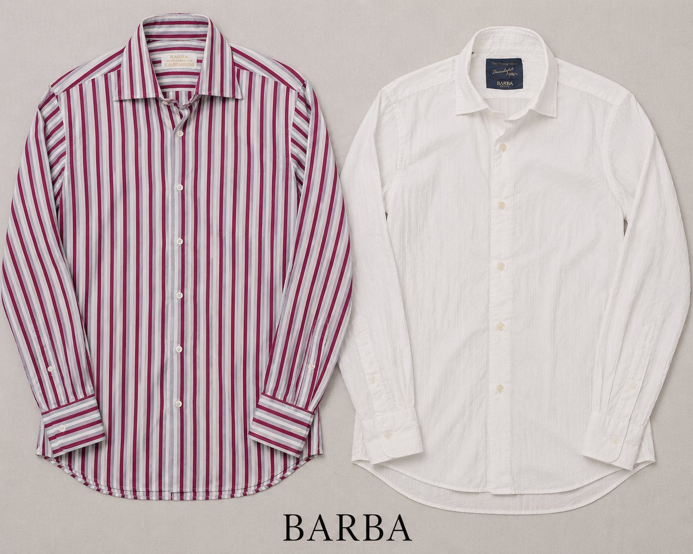 Lot de 2 chemises barba taille s