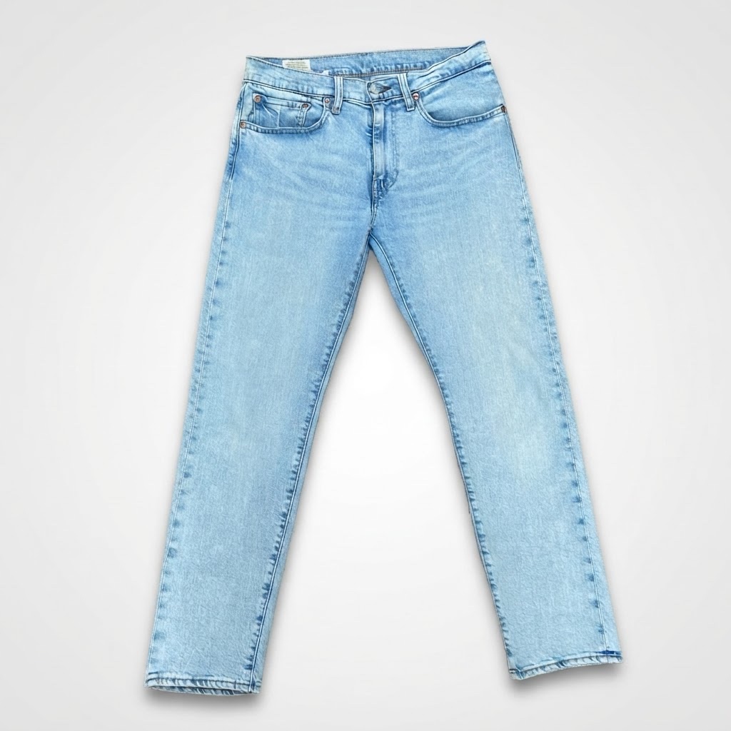 Levi’s Premium 502™ Regular Tapered Denim Jeans – Light Wash – W31 L30 (Original) 📌
