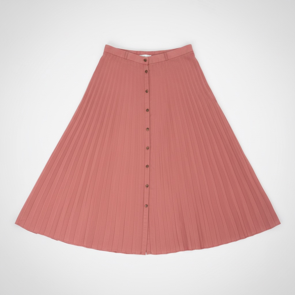 Jupe longue plissée Stradivarius
