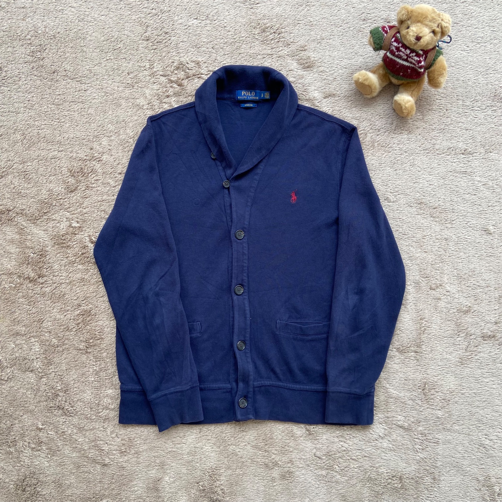 Gilet/Cardigan à boutons avec Col Châle Polo Ralph Lauren Taille S/M