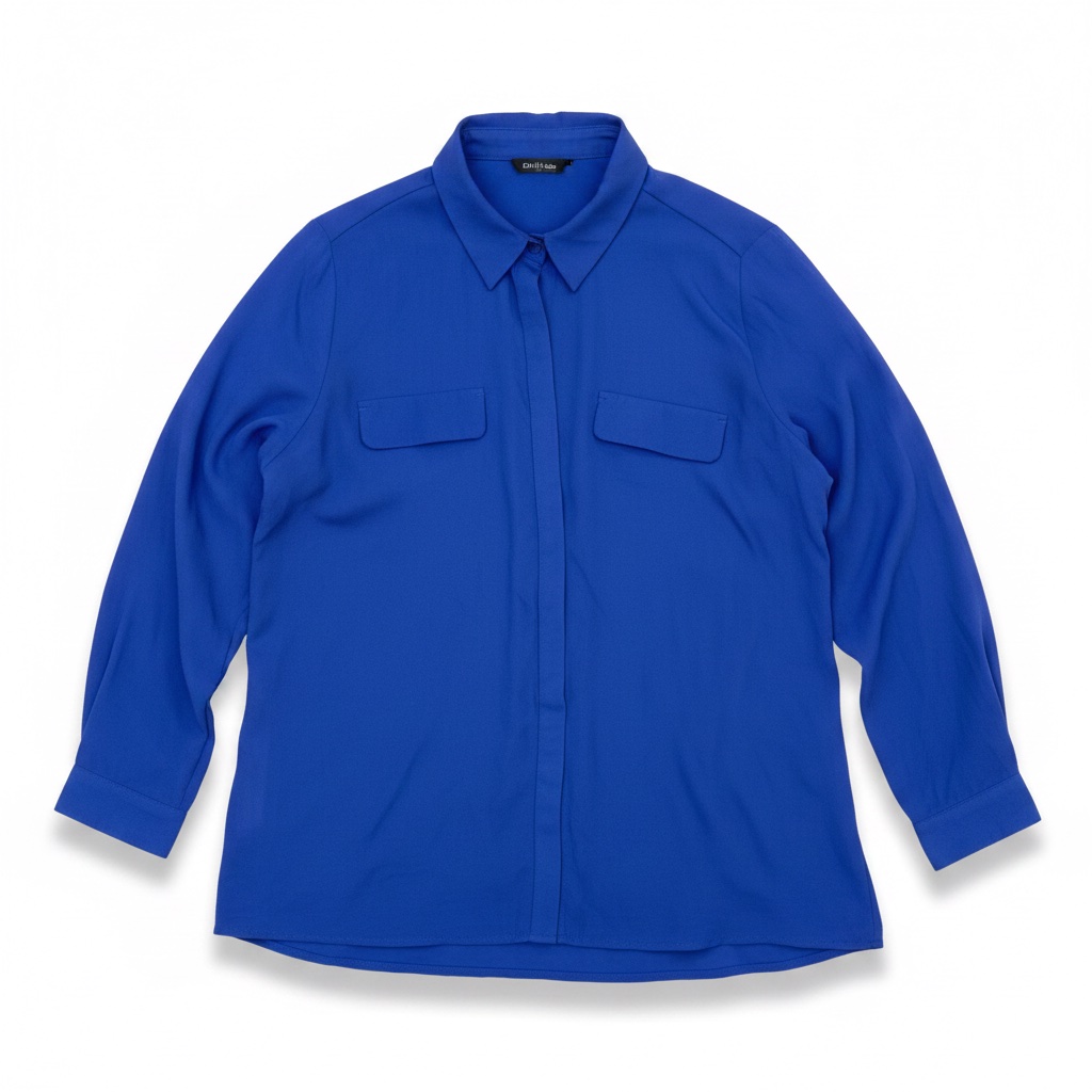 Mango Blue Shirt
