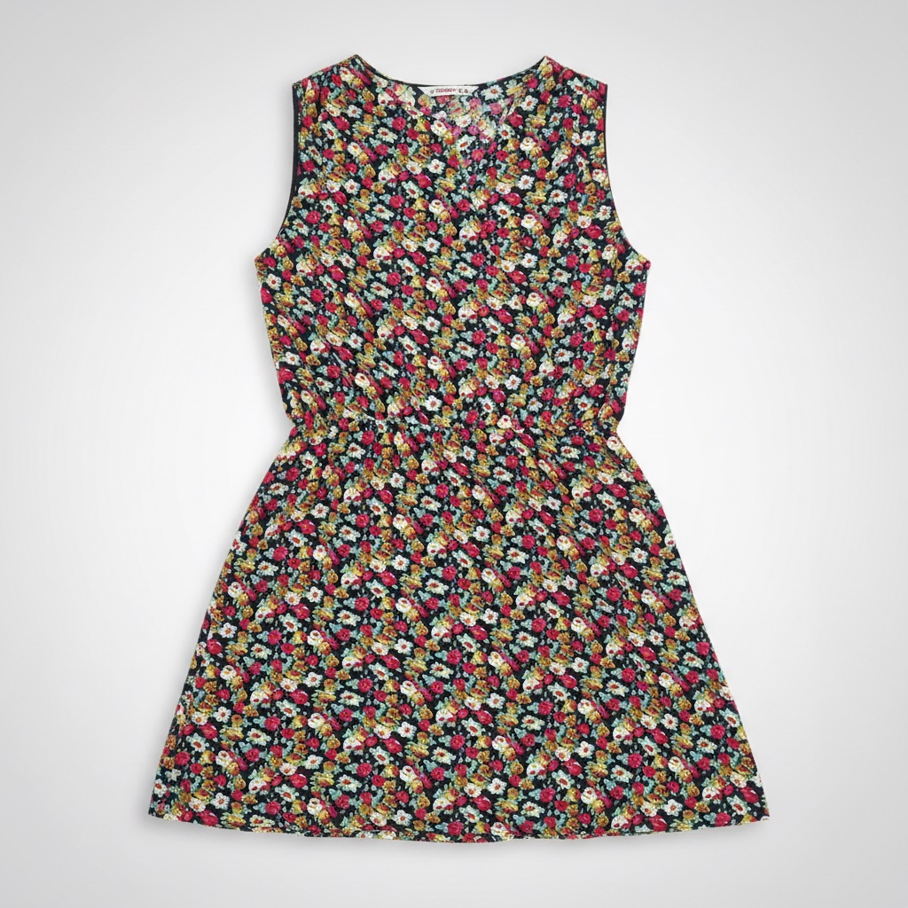Robe courte fleurie Lefties