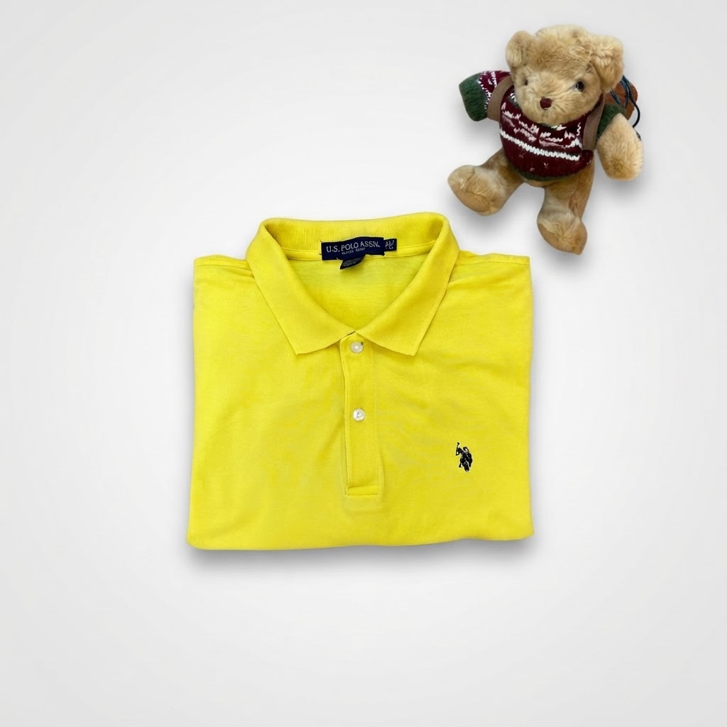 Men's T-Shirt U.S.Polo.Assn. Original yellow Taille XL
