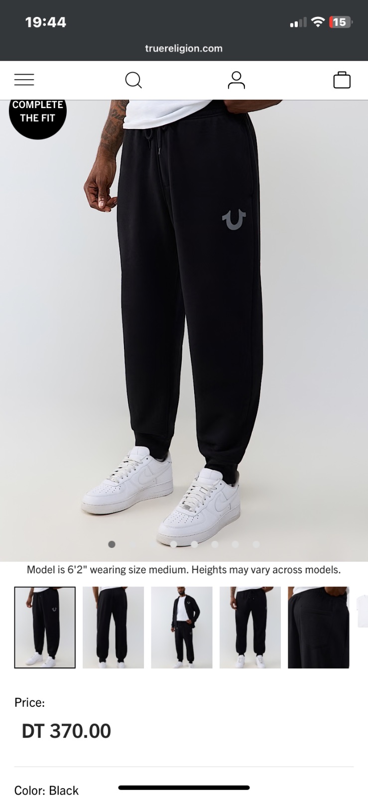 Trure Religion Jogger Taille M 