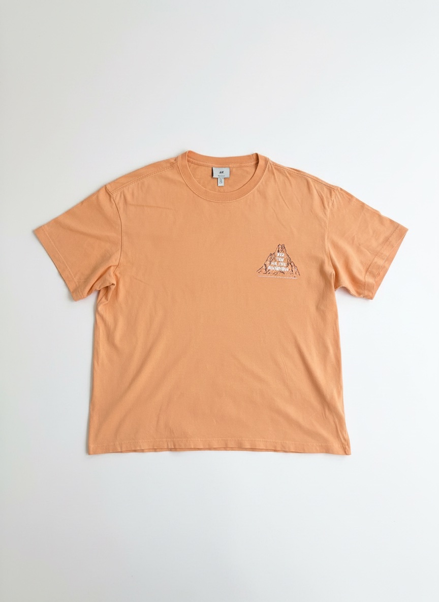 H&M Relaxed Fit Men's "See You on the Mountain" Graphic T-Shirt 