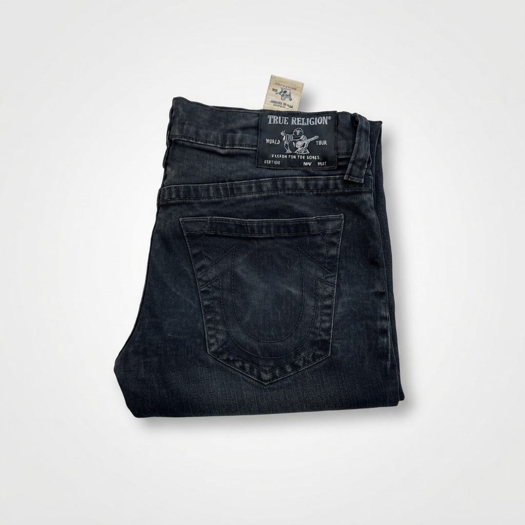 Pantalon Black Denim True Religion Authentic Taille 34