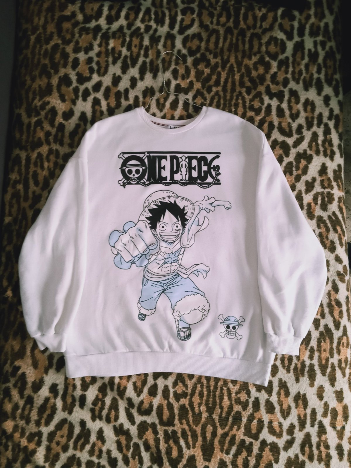 Sweat blanc One Piece – Luffy