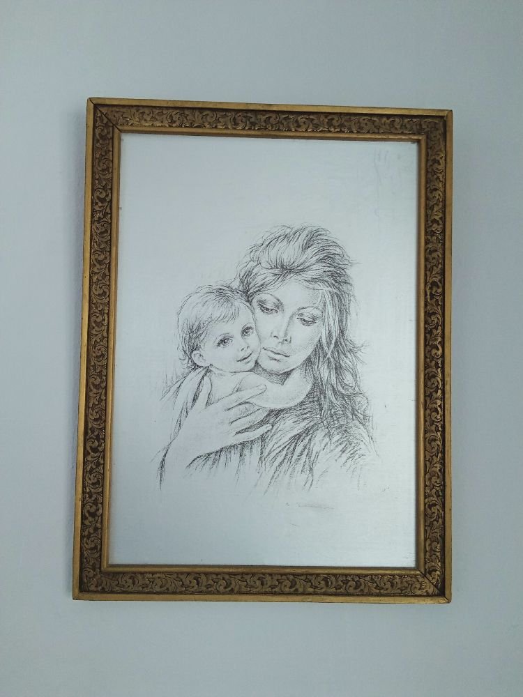 Tableau Classique "Maternité" - Grand Format (78x58 cm)