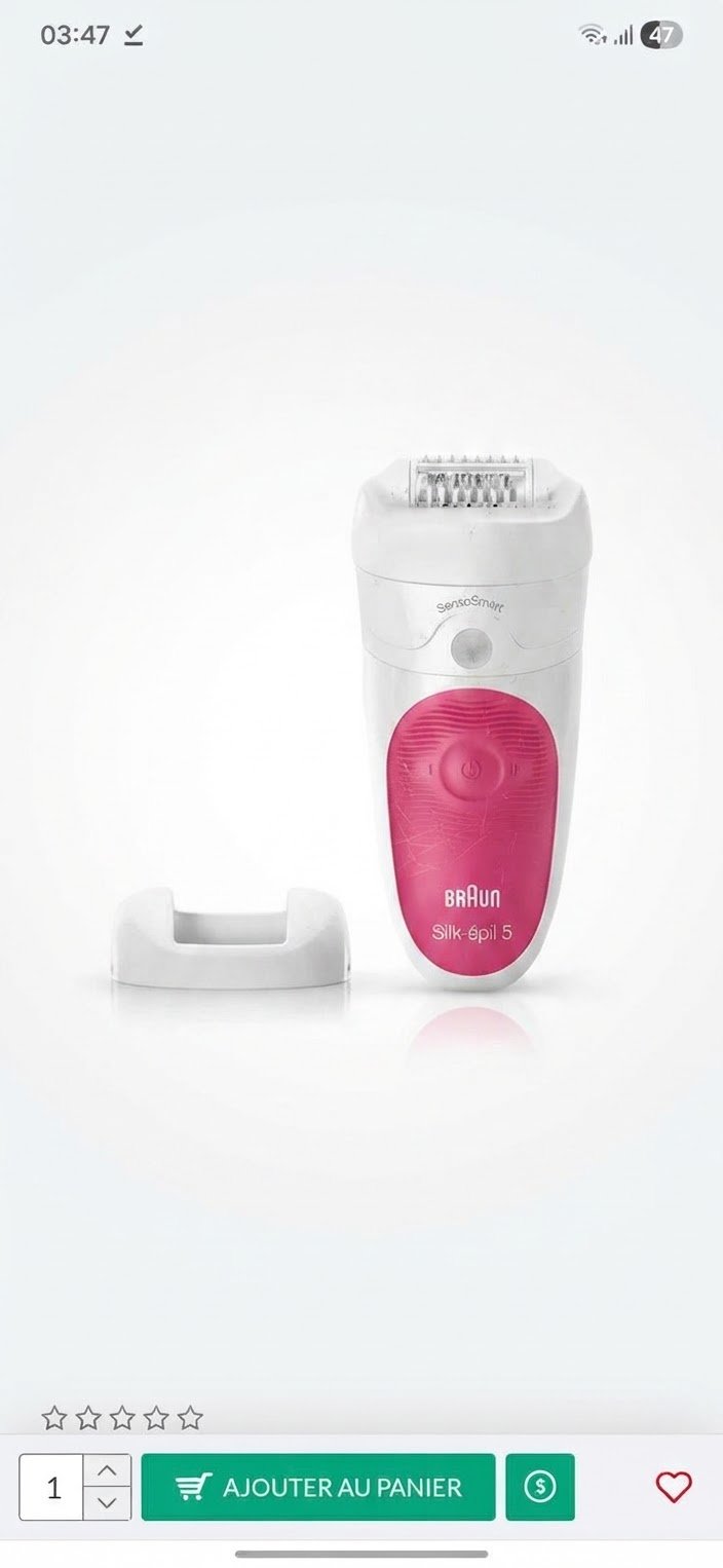 Silk epil 5 très peu utilisé avec accessoires et chargeur 