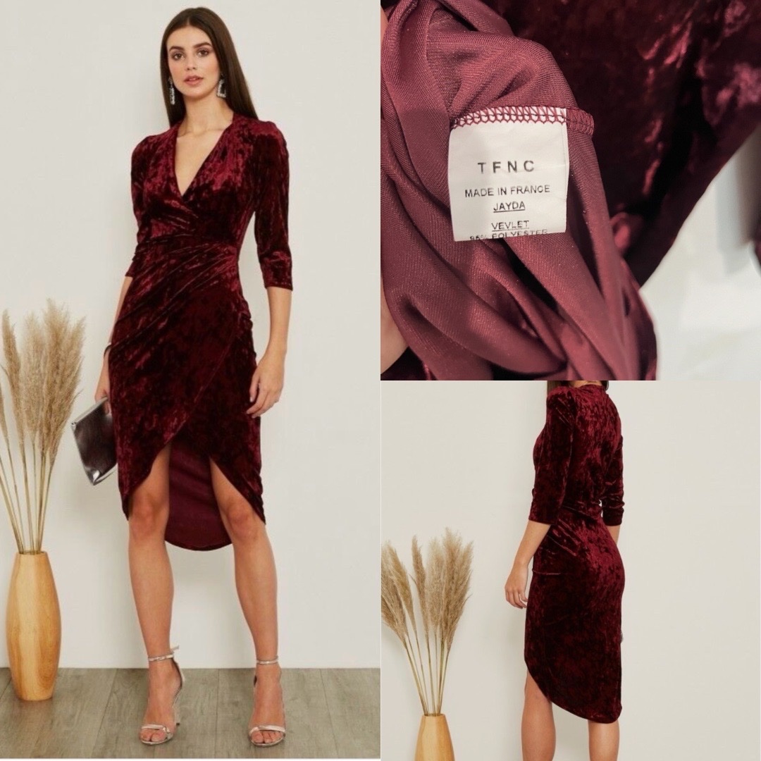 Robe chic burgundy