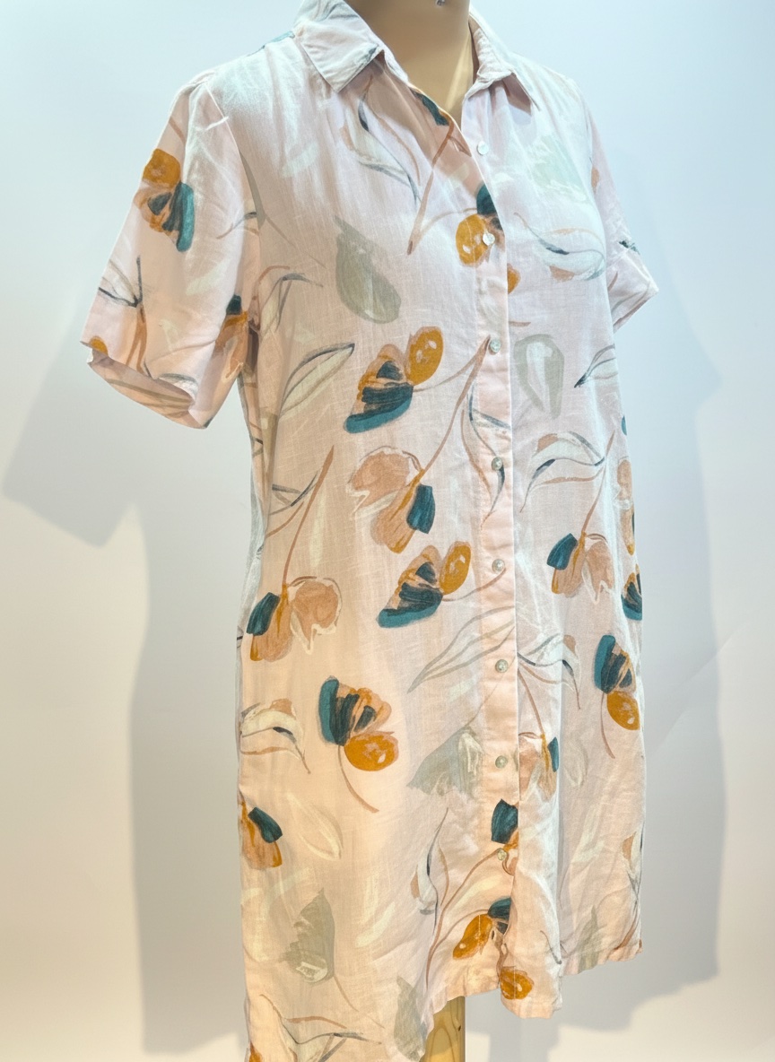 Robe chemise 100% laine