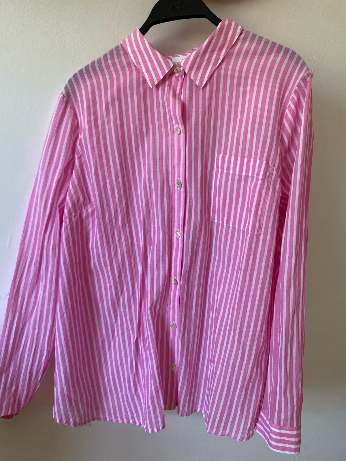 Chemise rose 100 % cotton