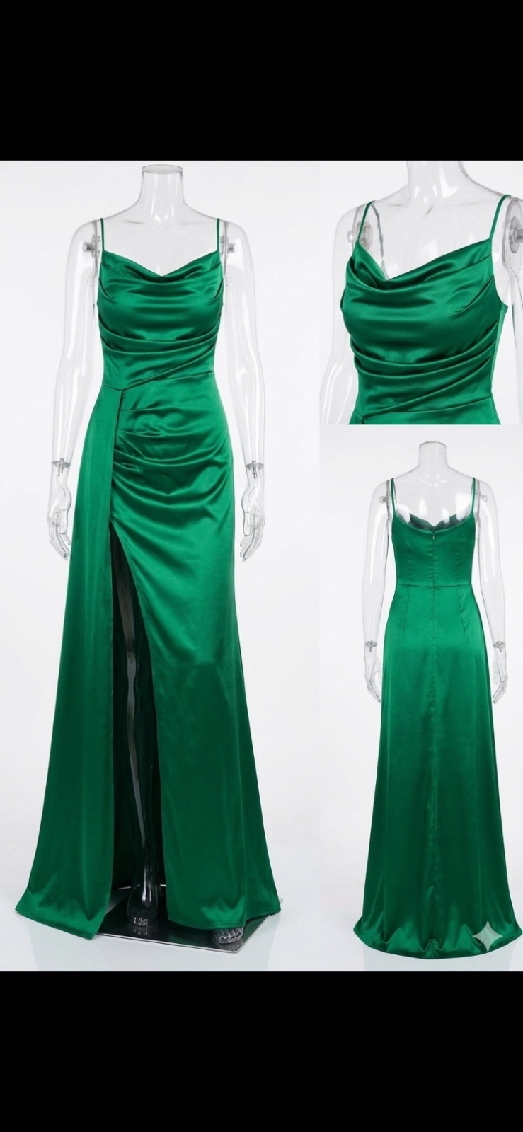 Robe satinée