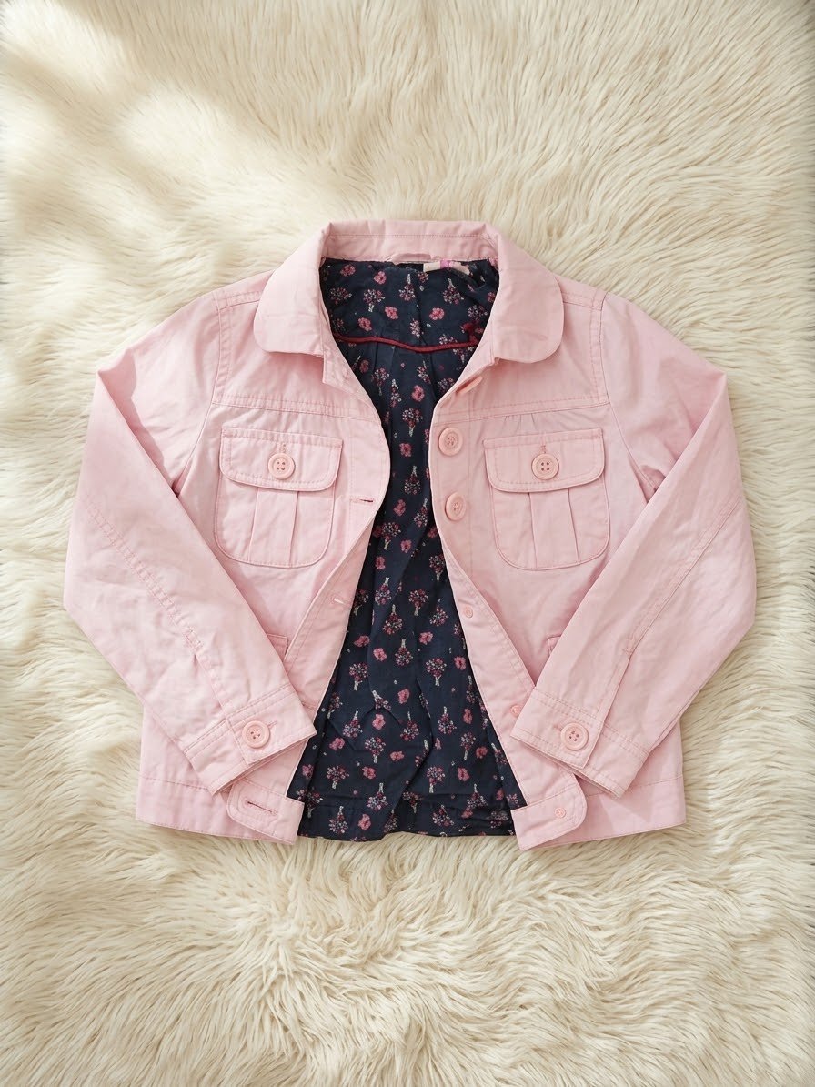 Set robe fleurie velours+ veste à doublure légère taille 2 ans 