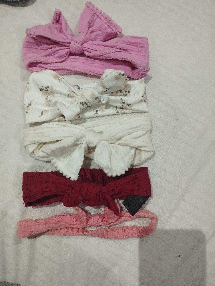 Lot bandanna bébé fille HM et shein 