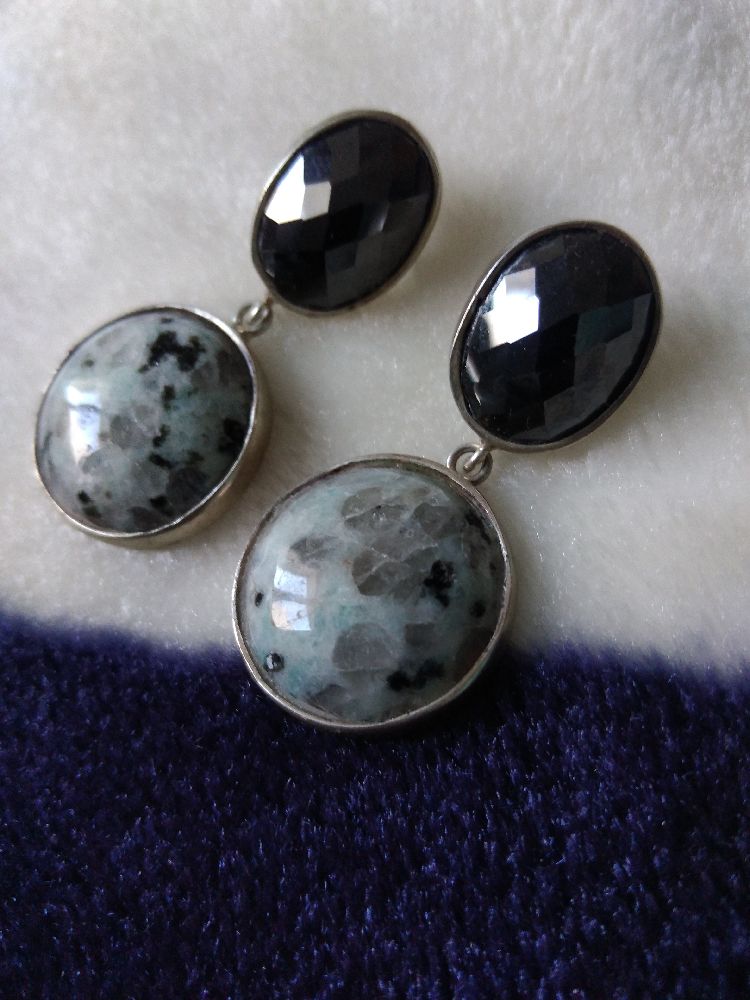 Boucles d'oreilles en argent 