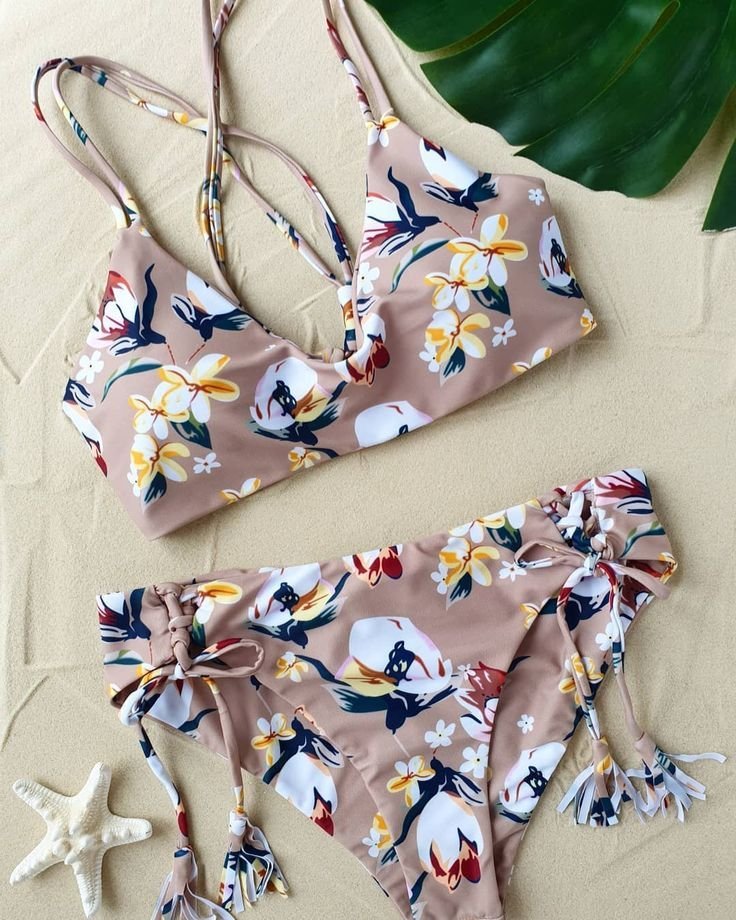 Bikini florale shein 🏖☀️☀️