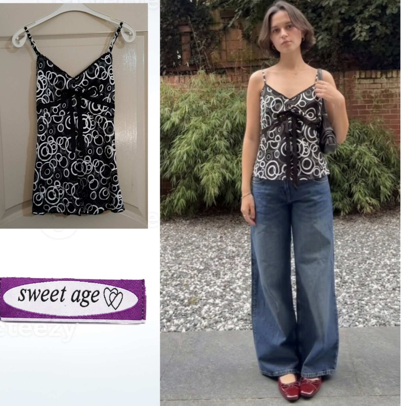 ​🌸 Top Cami Vintage - Style Y2K 🌸