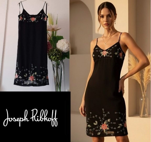 Robe noire de soirée Joseph Ribkoff🔥💕🔥🔥🎊🎊