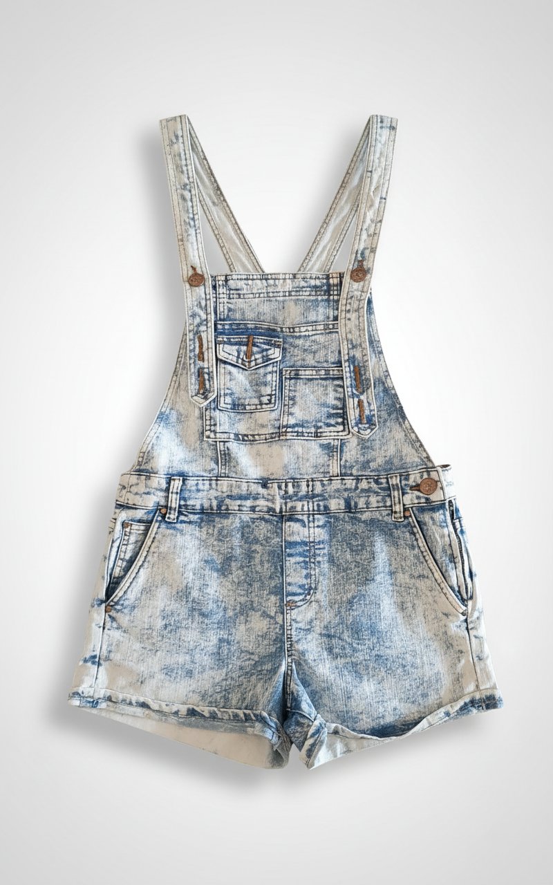  Salopette short en jean