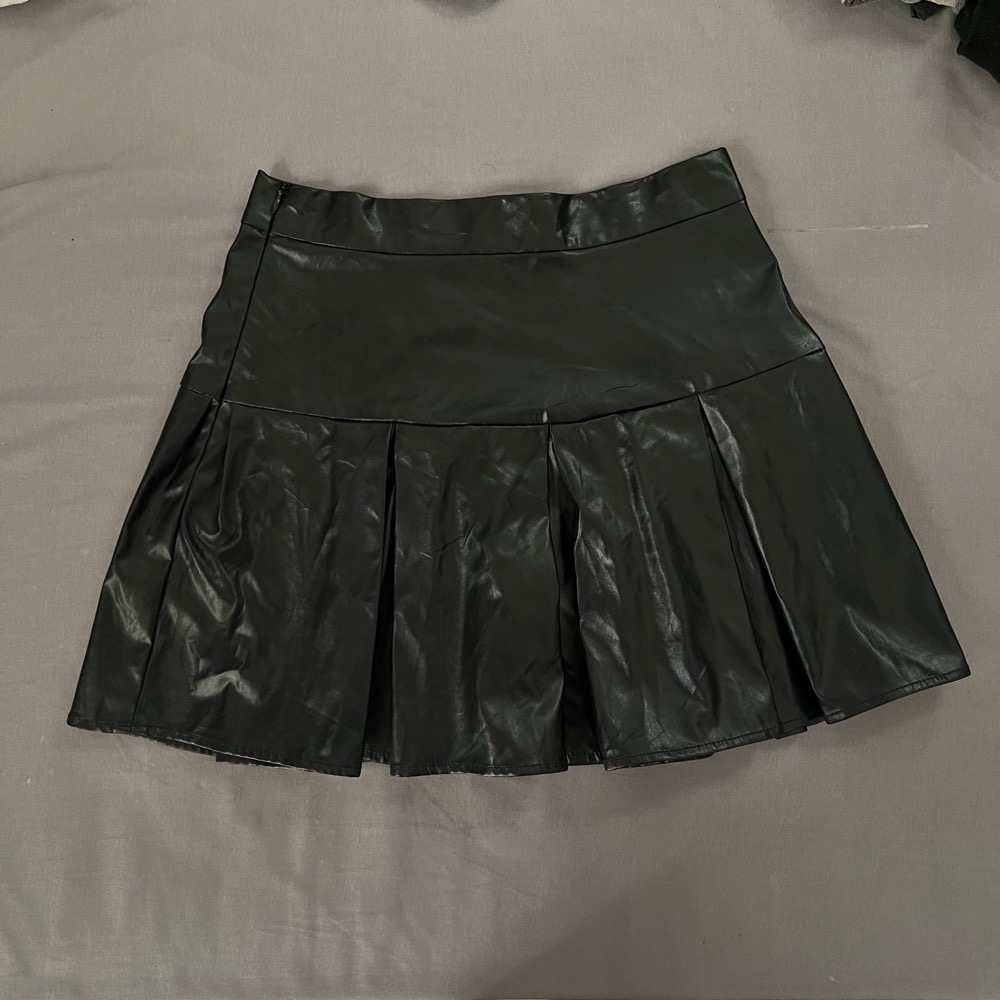 Jupe faux leather