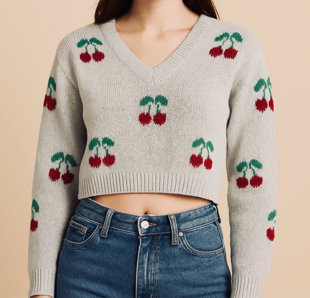 Cherry sweater