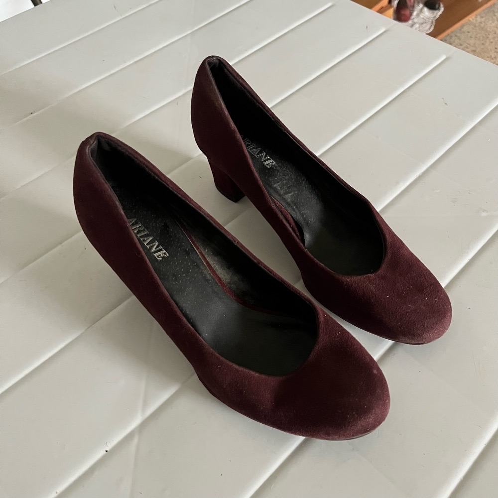 Petit talons rouge bordeau