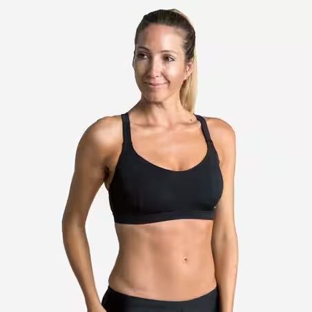 Black sports bra