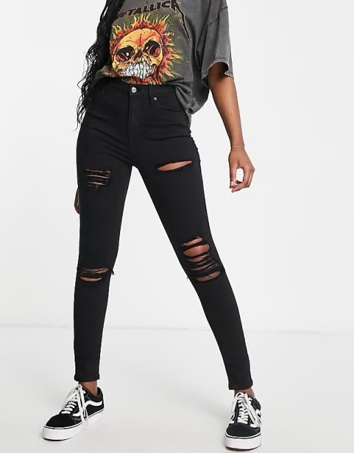 Slim ripped jeans