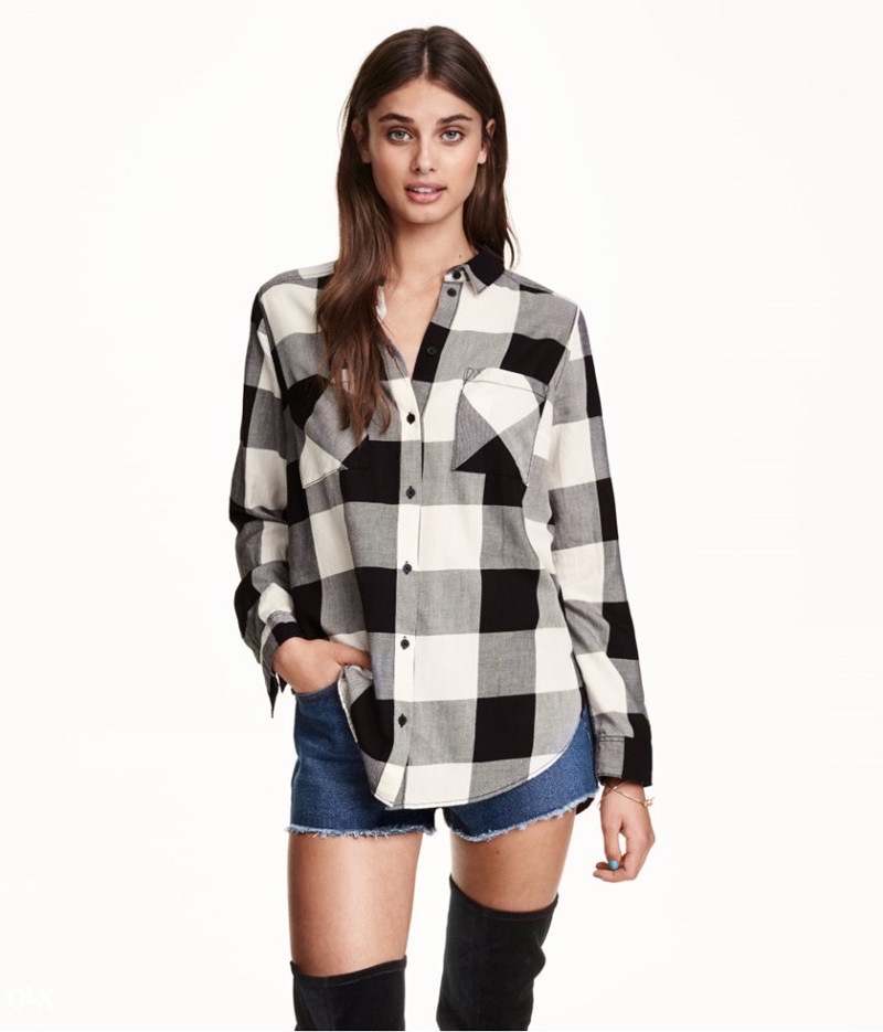 Flannel noir et blanc