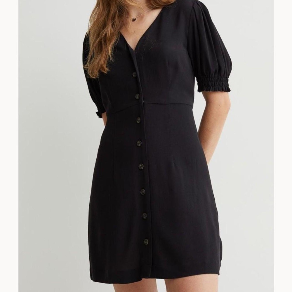 Puff sleeve summer dress