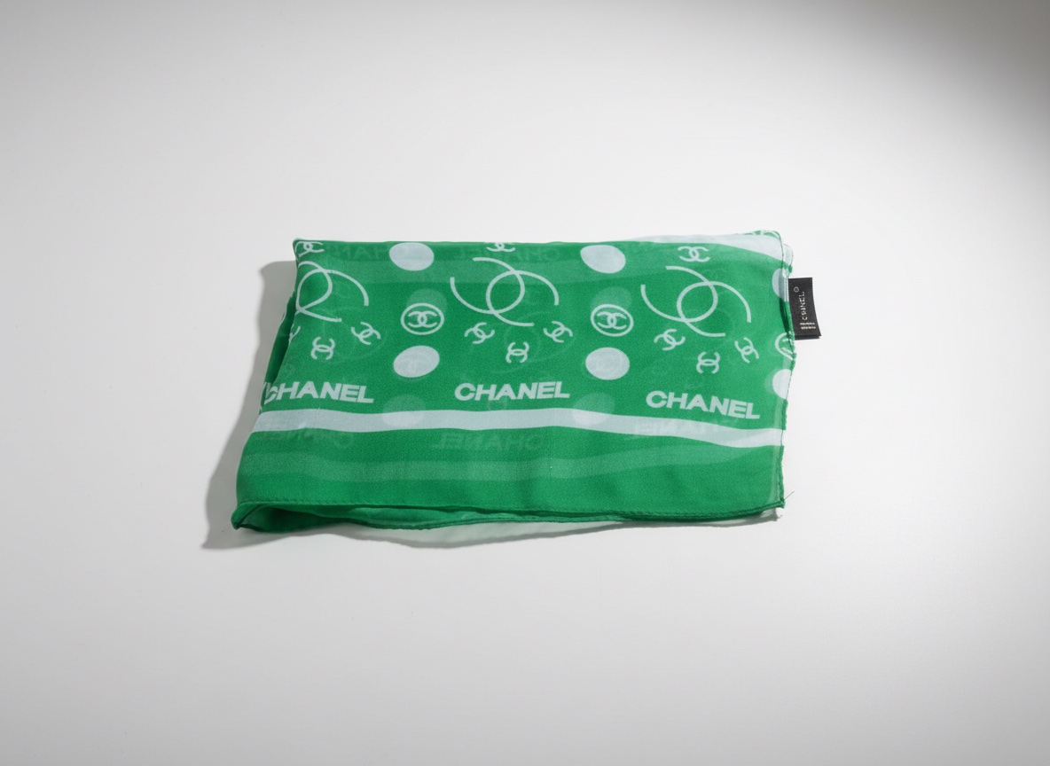 Foulard chanel verte