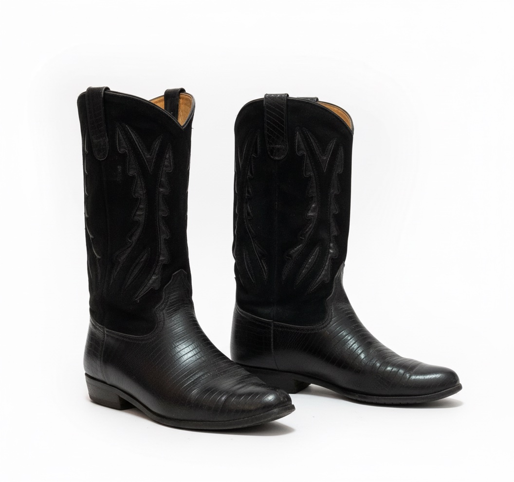 Bottes de cowboy pour femme en cuir 