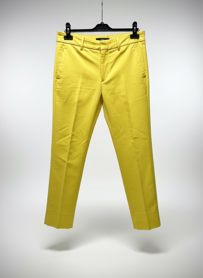 Pantalon zara jaune moutarde