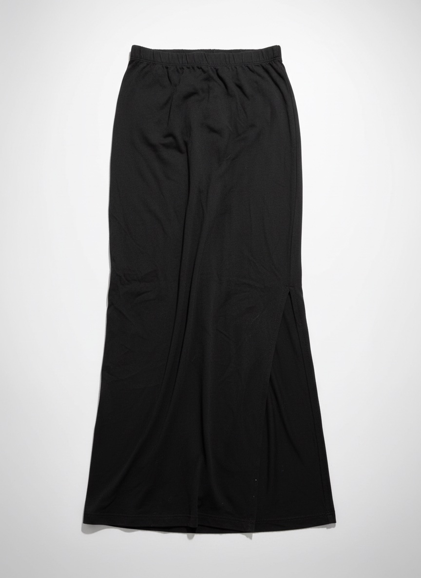 Jupe longue noire élégante – coupe fluide