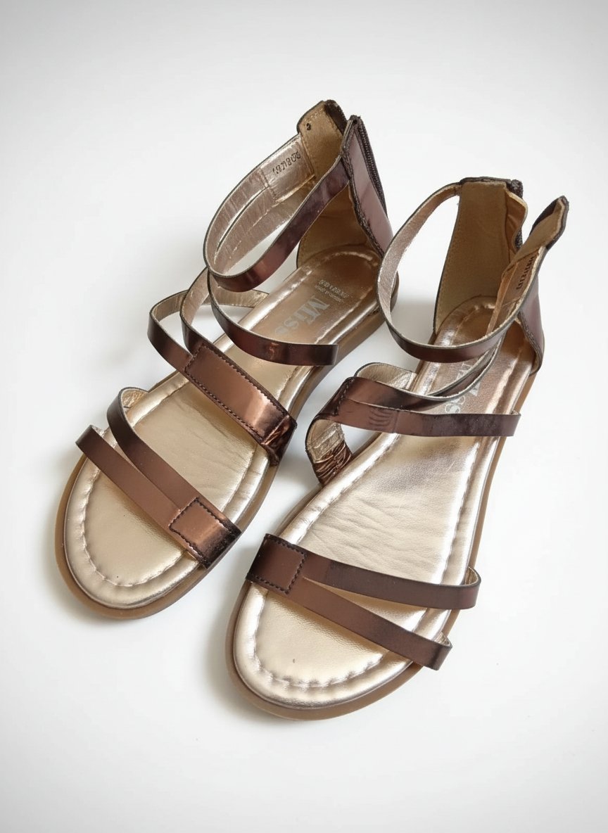 Sandales miss F bronze