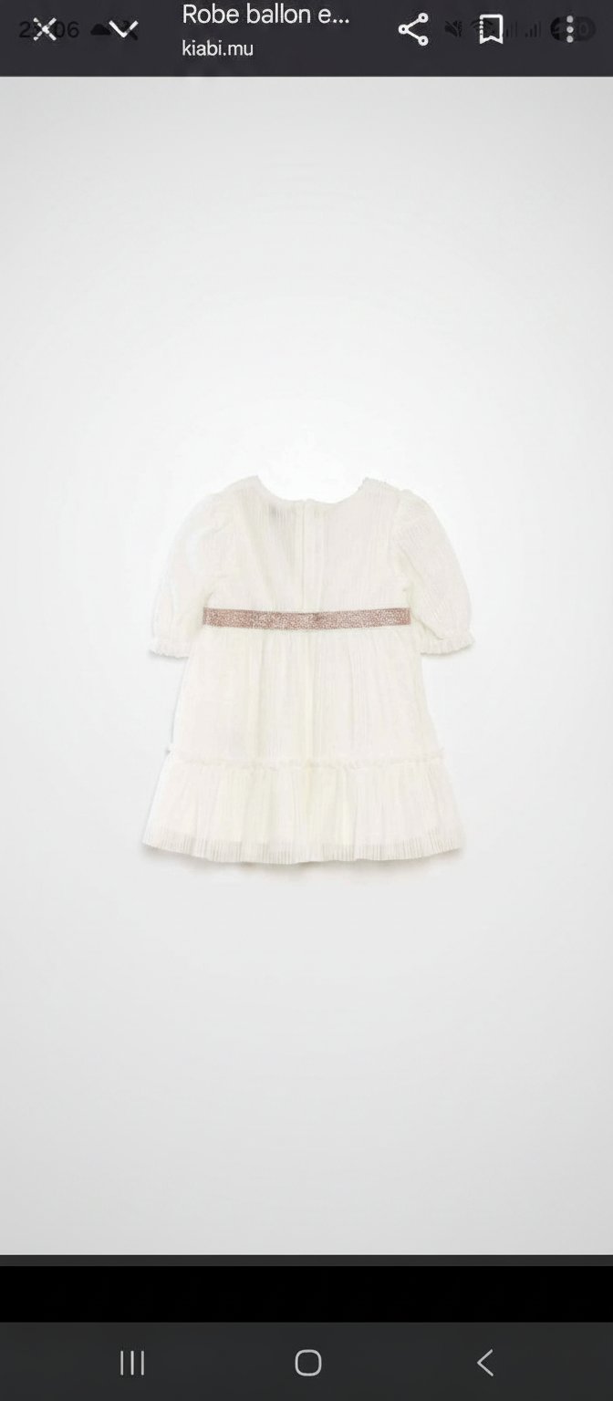 Robe tule kiabi 