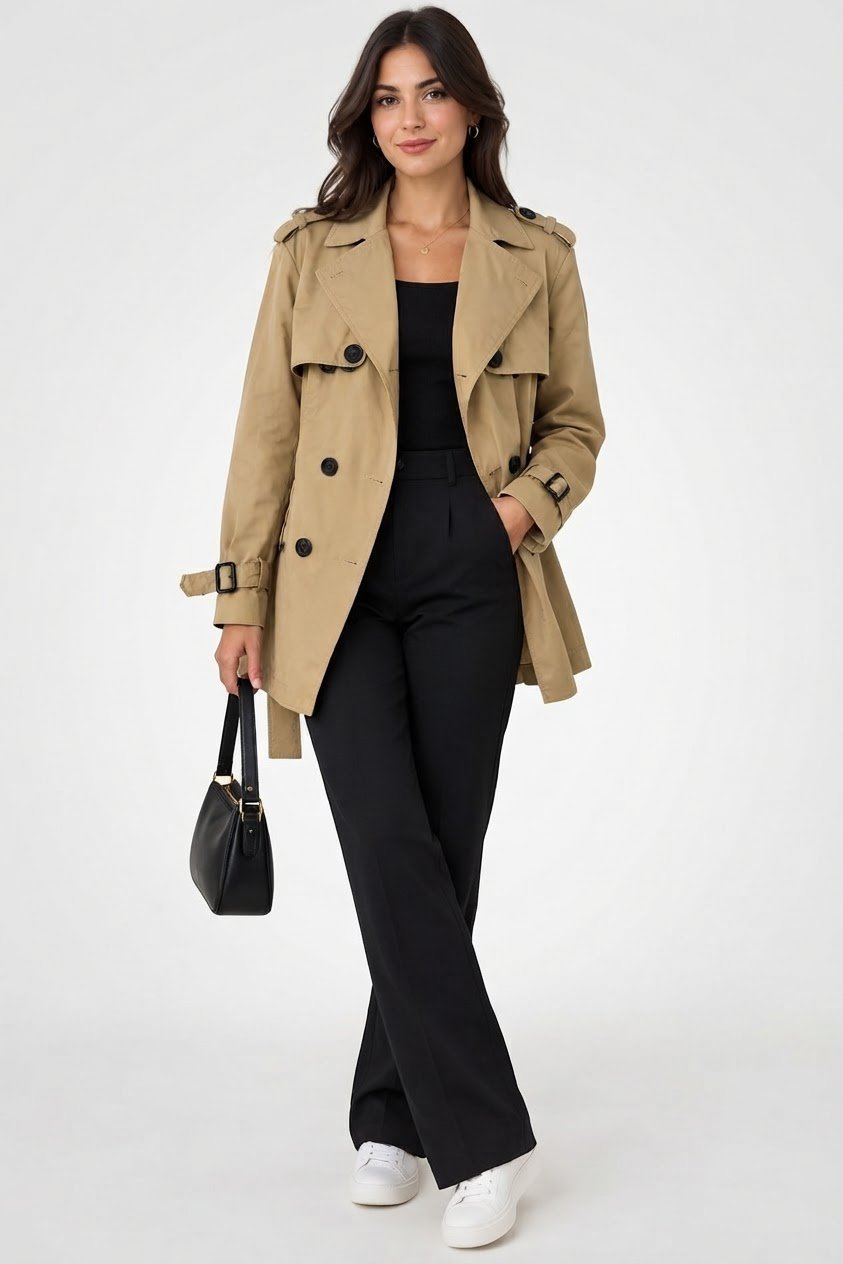 Trench beige classique  🤎