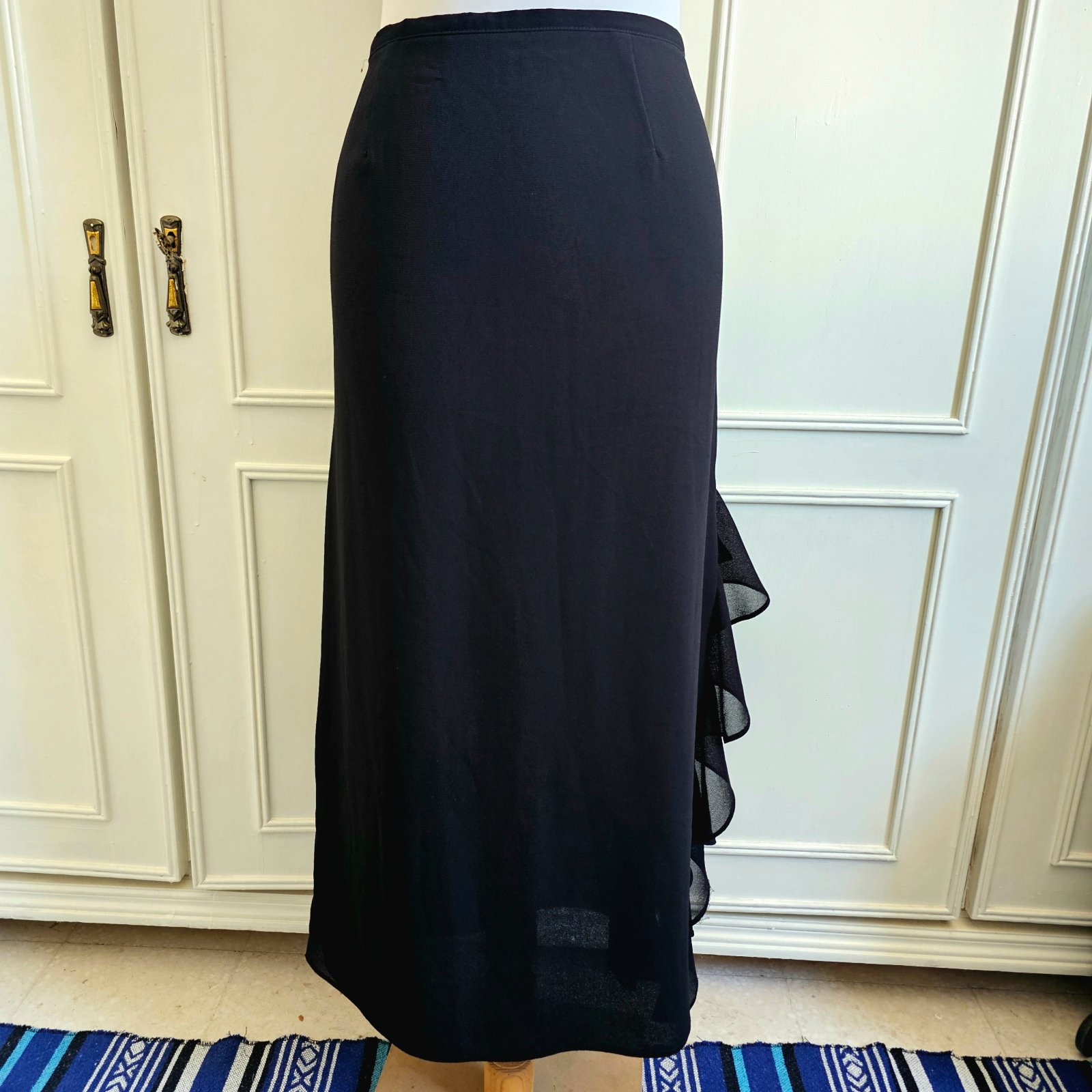 Jupe noir long avec fonte