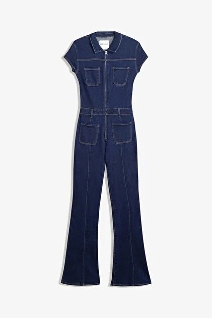 Bershka denim jumpsuit