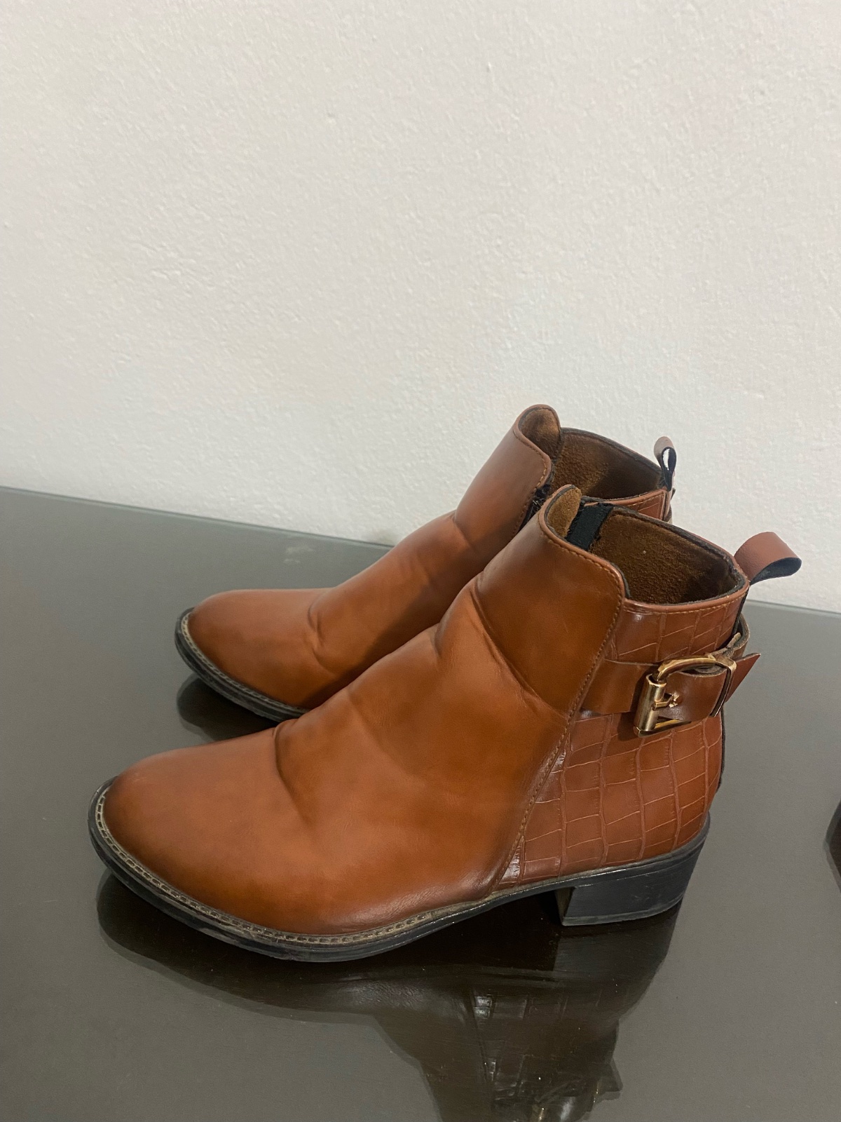 Bottes en cuir
