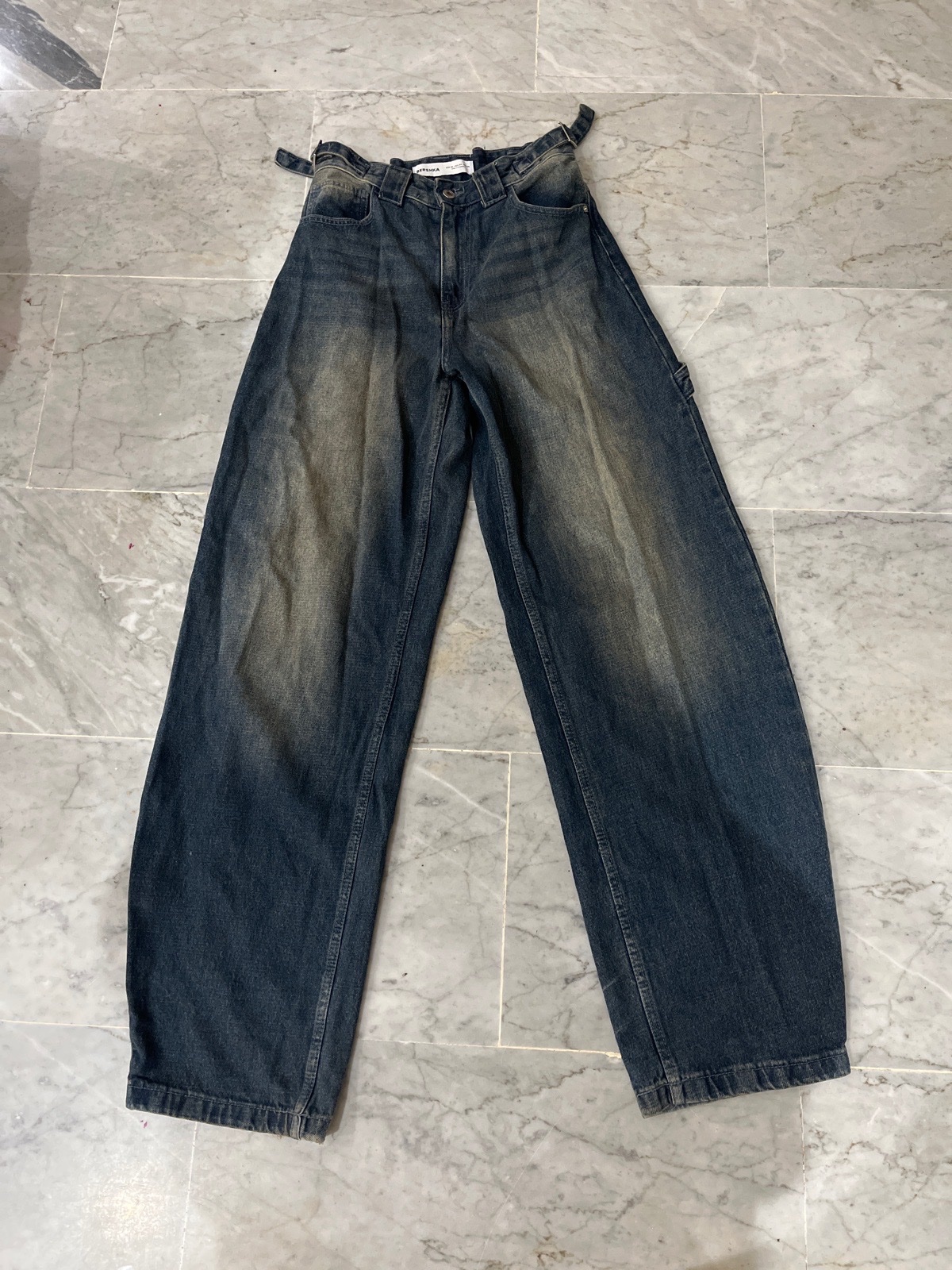 Pantalon bagy jean bershka