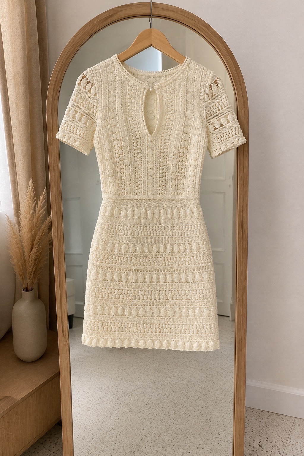 Robe en maille crochetée 